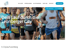 Tablet Screenshot of citylauf-leonberg.de